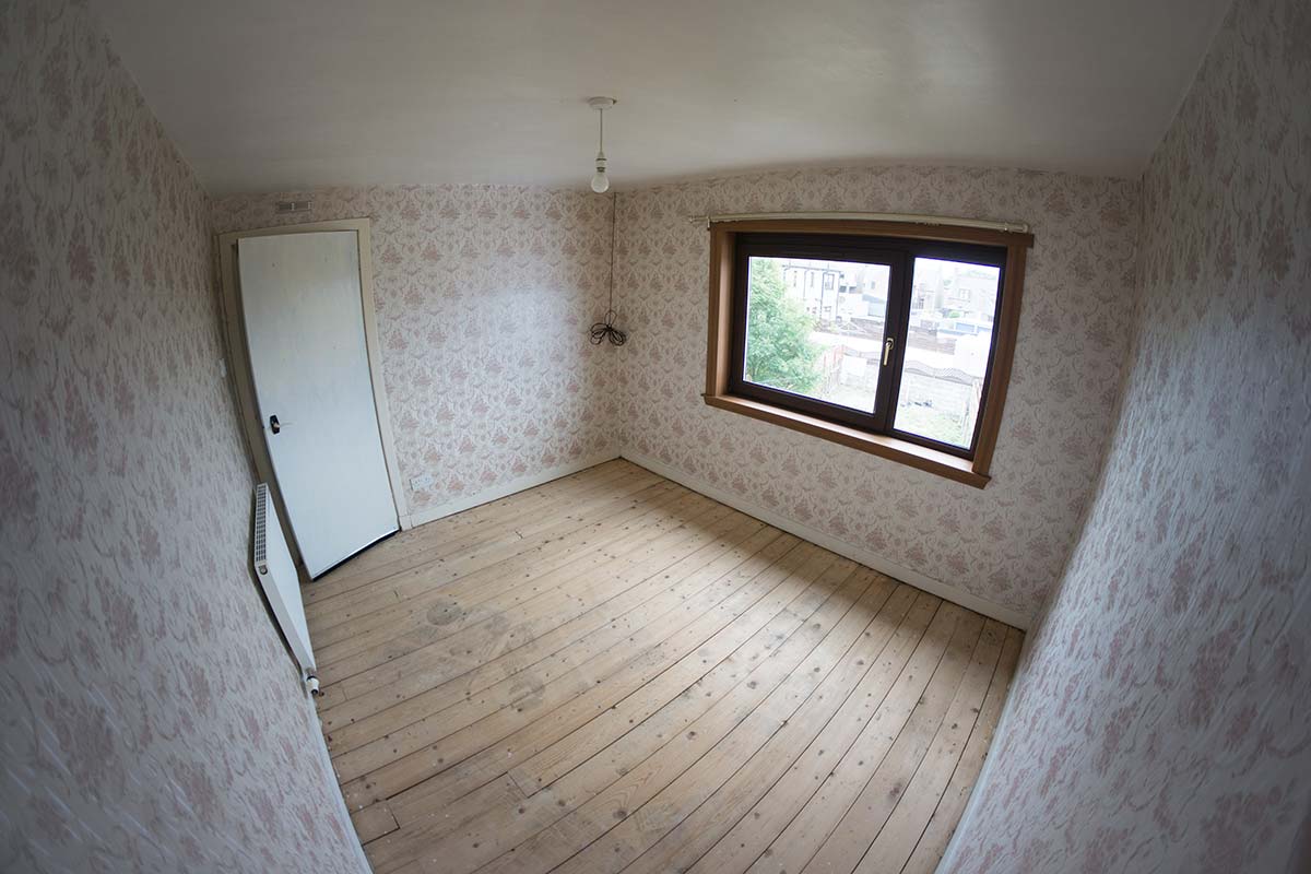 Internal renovation in progress on an Aberdeenshire home by Granite Builders