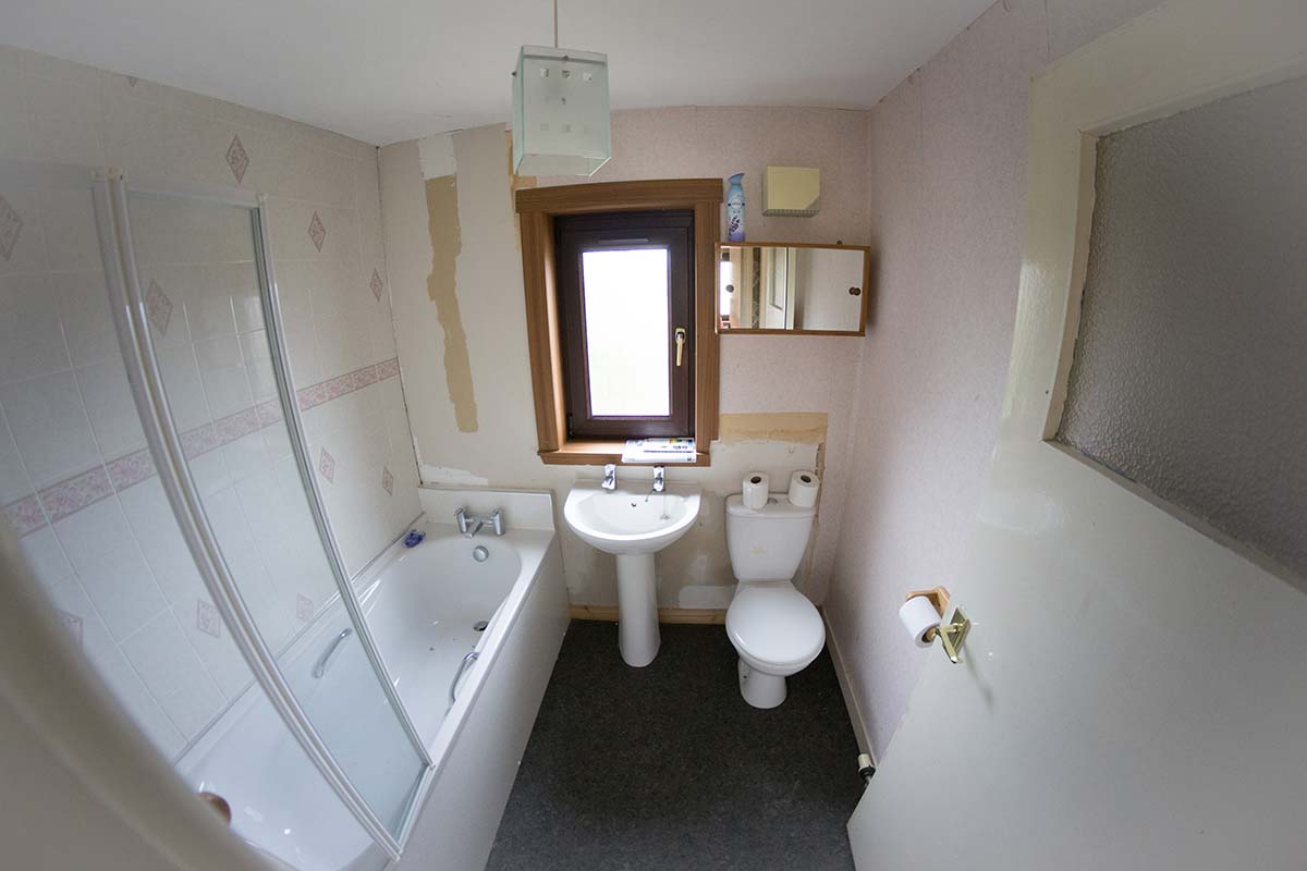 Newly fitted interior room created during an Aberdeenshire home renovation