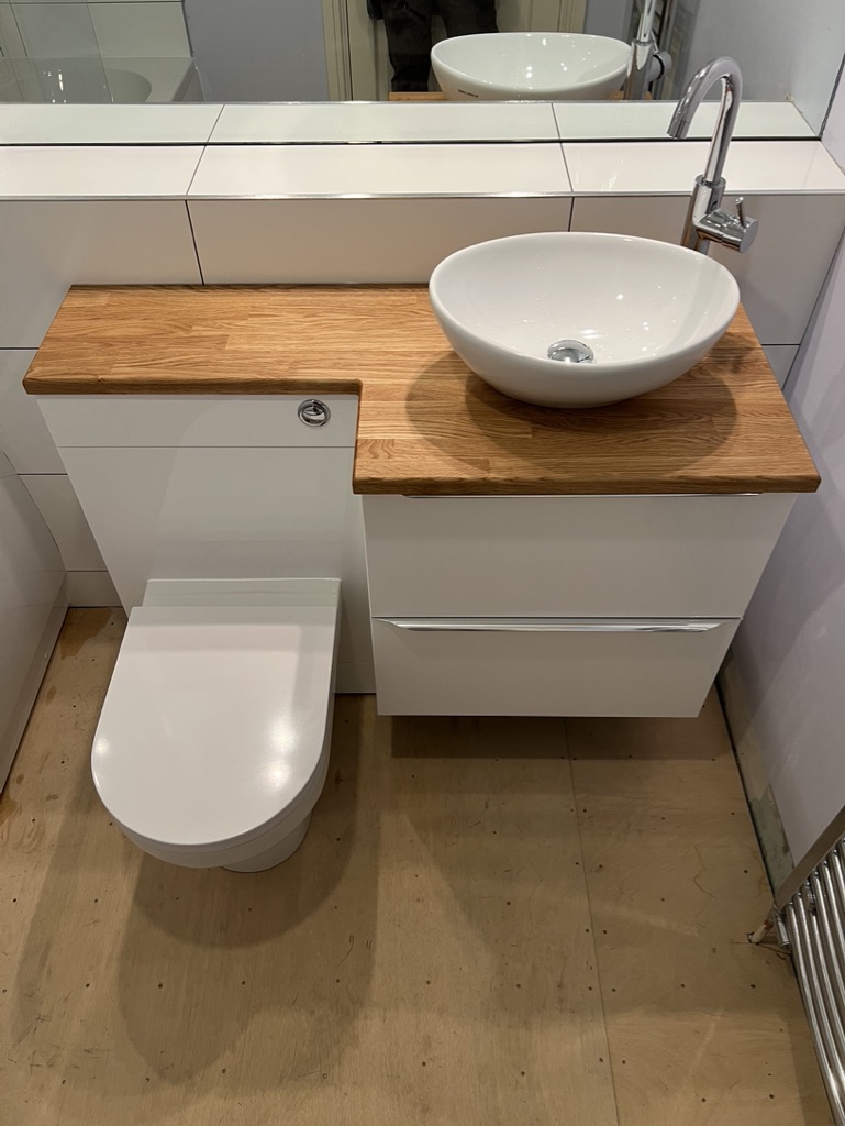 Finished bathroom fitted in Aberdeen