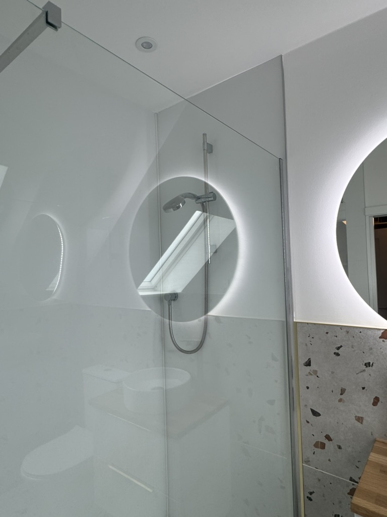 Level-access walk-in shower fitted in Portlethen